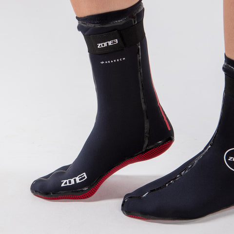 Zone 3 Neoprene Heat-Tech Swim Socks - Total Endurance Ltd